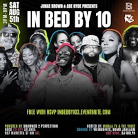 a poster for bed by 10 featuring a group of people