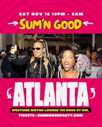 a flyer for the summer good party in atlanta